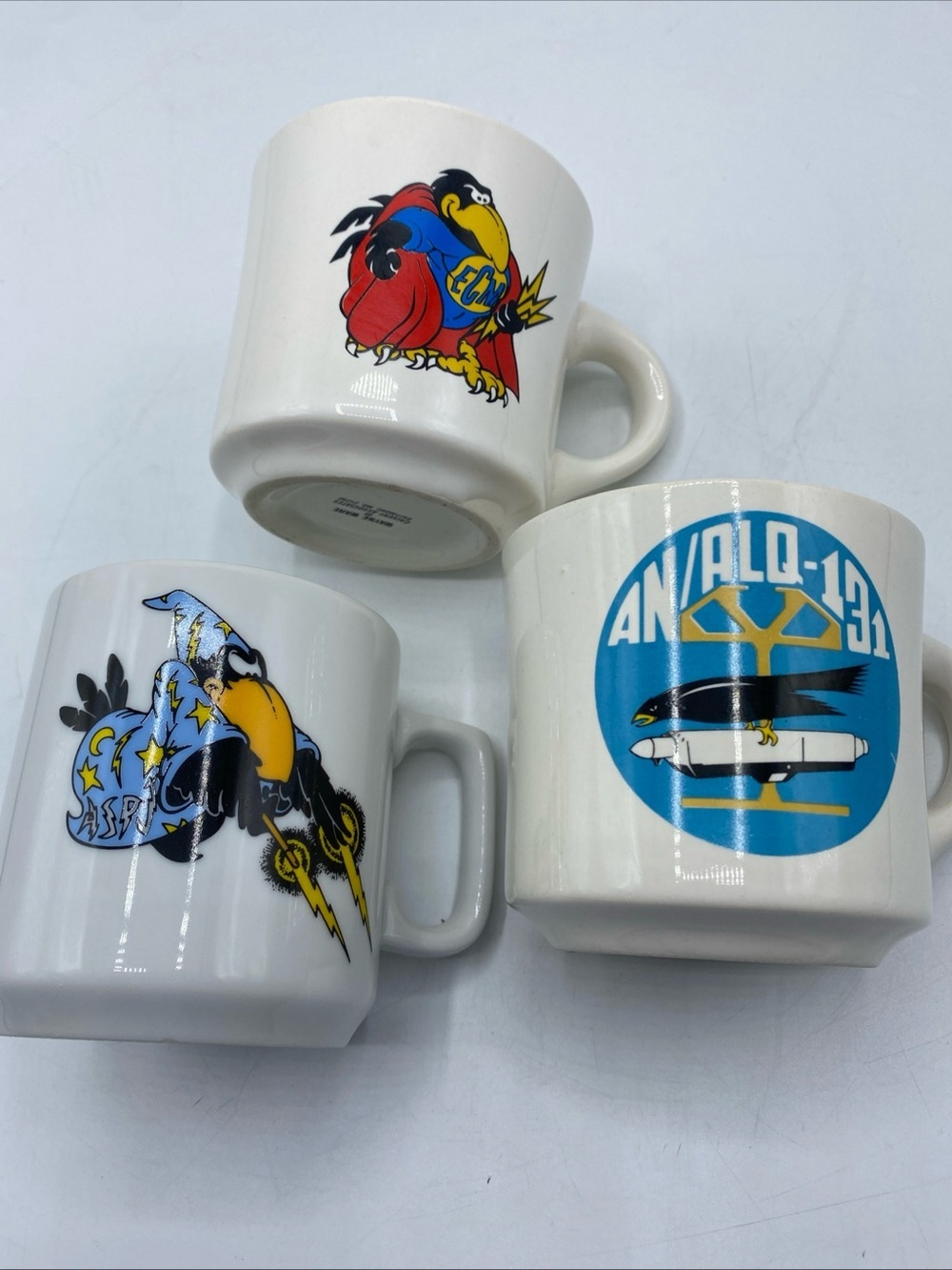 ALQ 165 Radar Jammer Bird Wizard Coffee Mug US Air Defense ASPJ Vintage ECM Crow - Picture 6 of 6